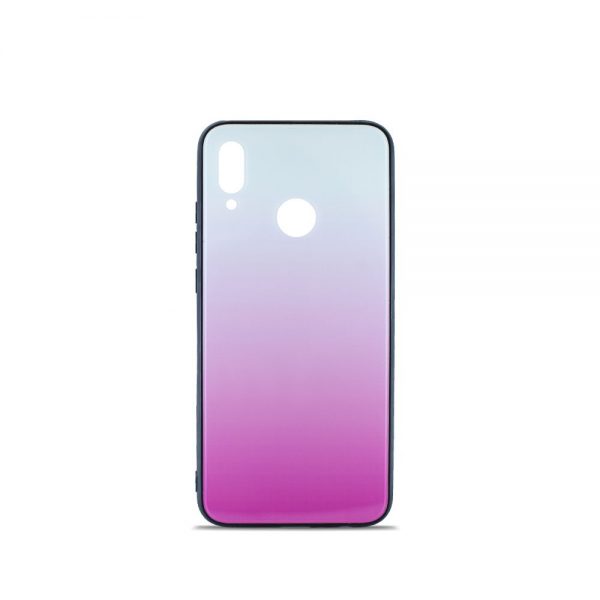 Чехол Glass Gradient Huawei P Smart Plus (Light Pink)