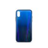 Чехол Glass Shine Gradiente Samsung A305 (A30-2019) (Deep Blue)
