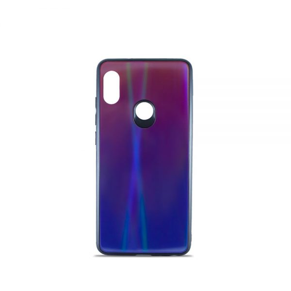 Чехол Glass Shine Gradiente Xiaomi Redmi Note 5 Pro (Violet Barca)