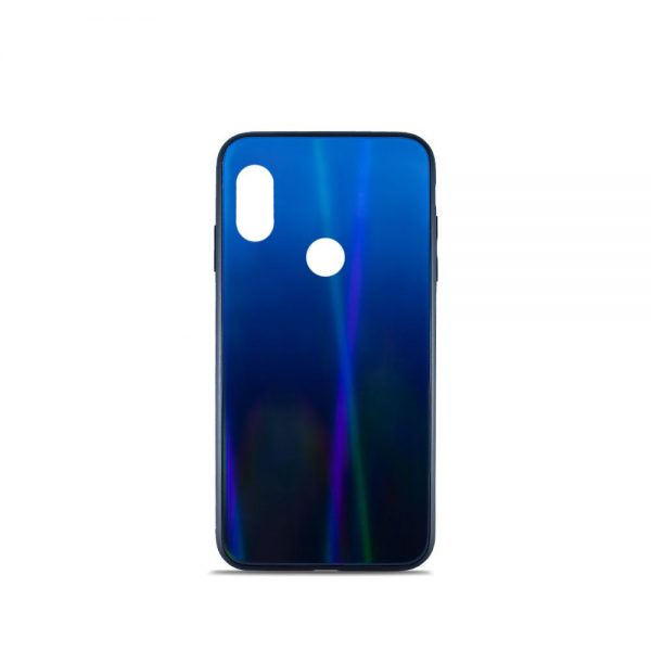 Чехол Glass Shine Gradiente Xiaomi Redmi 6 (Deep Blue)