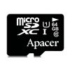 Apacer micro SDXC UHS-I 64GB class 10+SD (AP64GMCSX10U1-R) 11469