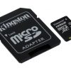 Kingston 128GB microSDXC UHS-I Canvas Select 80R class 10+SD Adapter (SDCS/128GB) 11455