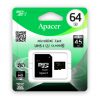 Apacer micro SDXC UHS-I 64GB class 10+SD (AP64GMCSX10U1-R) 11470