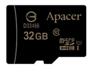 MicroSDHC 32Gb Class10 UHS-I no adapter Apacer (AP32GMCSH10U1-RA)