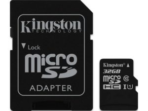 MicroSDHC 32Gb Class 10 UHS-I 45R SD adapter Kingston (SDC10G2/32GB)